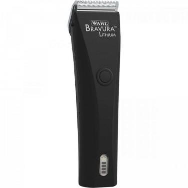 Imagem de Máquina de Tosa Animal Wahl Bravura Diamond Profissional para Pets Preto Bivolt com Lâm...