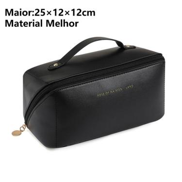 Imagem de Necessaire Organizadora para Maquiagem ATP01 Viagem Feminina em PU com Modelos Básico e...