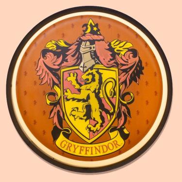 Imagem de Luminária Brasão Gryffindor Harry Potter Tpc com Luz LED e Cabo de Força Bivolt 110-220V Vermelho