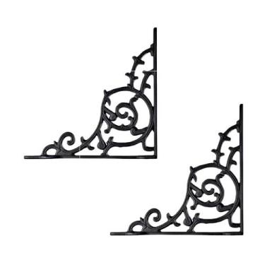 Imagem de Cantoneira Mão Francesa N50 em Ferro Libaneza 30x30cm (Par)