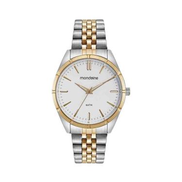 Imagem de Relógio Mondaine Prata Dourado Masculino 32567GPMVBE3-Masculino
