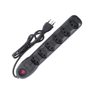 Imagem de Filtro De Linha Megacabos 6 Tomadas Cabo Com 3 Metros