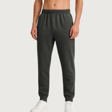 Imagem de Calça Moletom Com Punho Masculina Conforto e Estilo para o Dia a Dia-Masculino