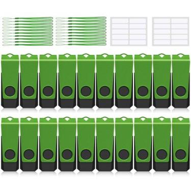 Imagem de Unidade Flash USB AGECASH, pacote com 8 GB x 20 Memory Stick USB 2.0 -