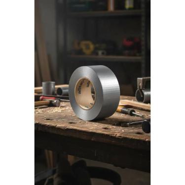Imagem de 2x Fita Silver Tape Duty 48mm x 50m: Vedação Forte e Durável - Congrat