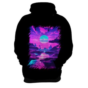 Imagem de Blusa de Frio Landscape Futuro Vaporwave 1 - Kasubeck Store®, Inf 14