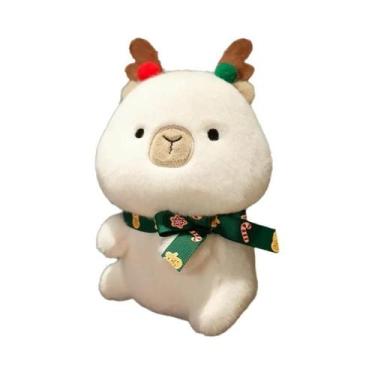 Imagem de Brinquedos De Pelúcia De Capivara Com Árvore De Natal, Bonecos De Anim