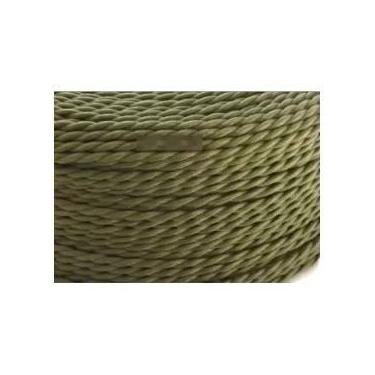Imagem de Cabo De Tecido Trançado Vintage 2 Fios 0.75mm Fio Elétrico De Cobre 5m