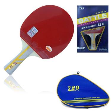 Imagem de Raquete Ping Pong 4 Estrelas Tenis De Mesa Profissional Equilibrada Co