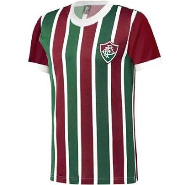 Imagem de Camisa Fluminense Retrô Algodão Rubor Masculina-Masculino