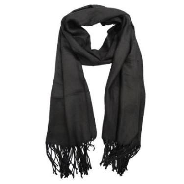 Imagem de Cachecol Lenço lisa Echarpe Feminino Masculino Unissex Quentinha Inverno Proteção Frio-...