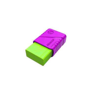 Imagem de Borracha Mercur TR Color Mix com Capa Protetora para Uso Escolar e Pro