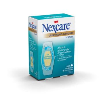 Imagem de Curativo Nexcare Cicatrização Avançada 26 mm x 57 mm Nexcare 6 Unidade