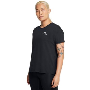 Imagem de Camiseta de Treino Under Armour Vanish Energy Feminina M Preto-Feminino