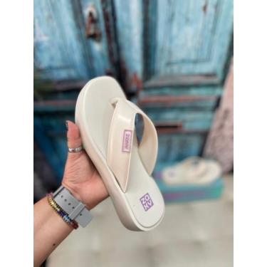 Imagem de Chinelo Zaxy Flatform Off White, 37