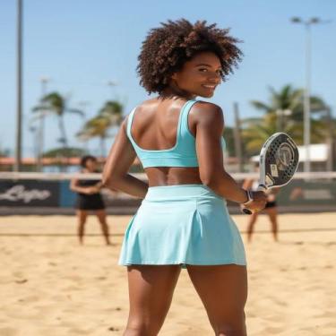 Imagem de Short Saia Lupo Sport Beach Tênis Academia Exercício Fitness Tamanho:G