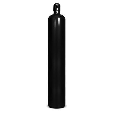 Imagem de Cilindro de oxigenio industrial preto 50l novo galzer