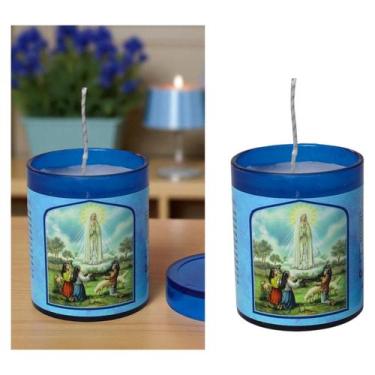 Imagem de Vela Perfumada Nossa Senhora de Fátima com Oração - FORNECEDOR 17