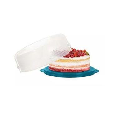 Imagem de Porta Bolo Redondo Importado Tupperware