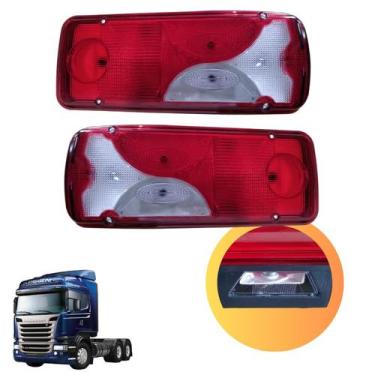 Imagem de Lanterna traseira c/vigia esquerdo c/conector scania serie 5 - FORTLUZ