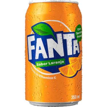 Imagem de Refrigerante lata laranja 350ML - Fanta 