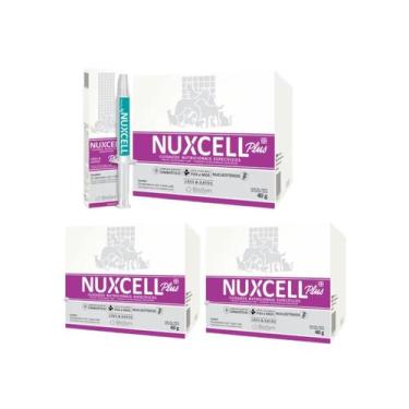 Imagem de Kit 3 Display Nuxcell Plus Imunidade Cães Gatos 60 Unidades - Biosyn