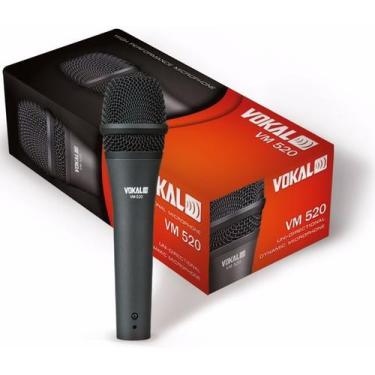 Imagem de Microfone Profissional Vokal Vm520 Com Cabo E Bolsa