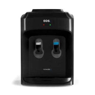 Imagem de Bebedouro de Mesa para Garrafão EOS Mineralle Eletrônico Preto EBE01BP