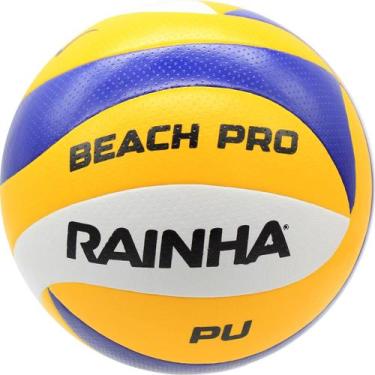 Imagem de Bola De Vôlei De Praia Rainha Beach Unissex, Amarelo, U