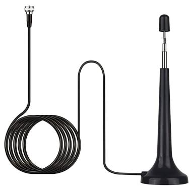 Imagem de Antena Digital Receptora de Sinal UHF HDTV Draik HDTV02 Recepção Omnidirecional 4-6DBI 5 METROS Base Magnética 4K 1080P
