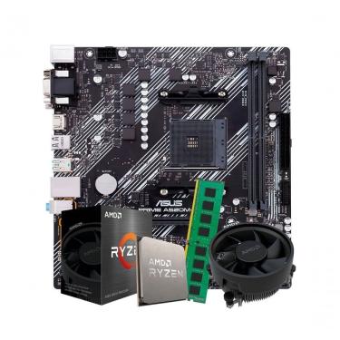 Imagem de Kit de Upgrade para Computador Ryzen 5 5600GT com Placa A520, Memória DDR4 16GB e Cooler AMD e Tob Computers