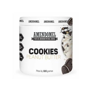 Imagem de Pasta de Amendoim - 500g Chocolate Branco Com Cookies - AmendoMel