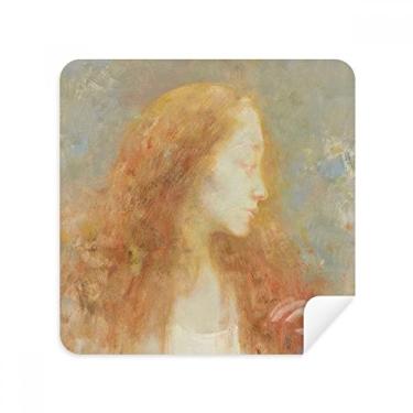 Imagem de Long Hair Beauty XJJ Óculos de pintura a óleo de tecido de camurça para limpeza de tela