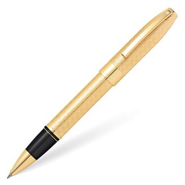 Imagem de Sheaffer Caneta esferográfica Legacy média, preta, banhada a ouro 23 quilates