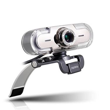 Imagem de papalook Webcam 1080p Full HD PC Skype, PA452 Web Cam com microfone, chamadas de vídeo e gravação para computador laptop desktop, câmera USB Plug and Play para YouTube, compatível com Windows