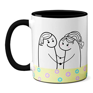 Imagem de Caneca Flork Namorados Você É Minha Notificação Preferida (Preta)