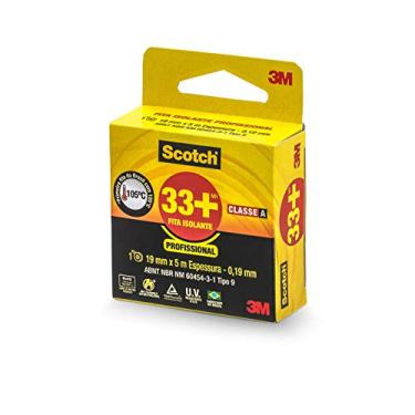 Imagem de Scotch, 3M, Fita Isolante, 33+, 19mm x 5m, Preta