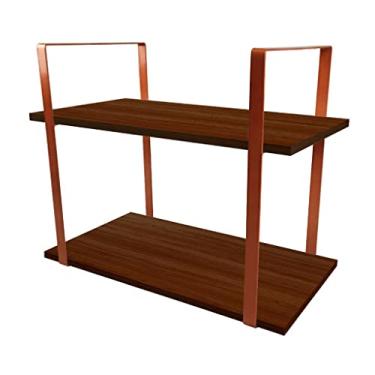 Imagem de Prateleira Vita Design Industrial Estante 60x30cm Cobre e Villandry