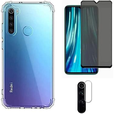 Imagem de Capa Capinha Para Xiaomi Redmi Note 8 + Película 3d Privacidade + Pelicula Câmera - (C7COMPANY)
