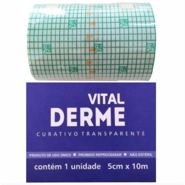 Imagem de Curativo Filme Adesivo Transparente 05Cmx10M - Vitalderme