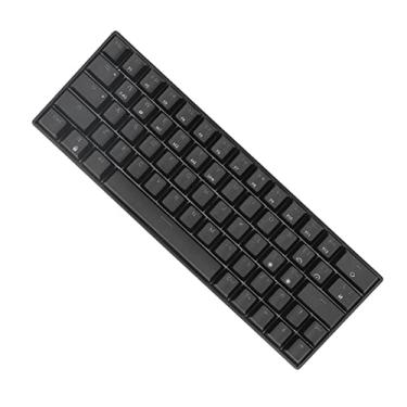 Imagem de Teclado de computador, teclado portátil pequeno para jogos de design ergonômico para jogos de escritório em casa Interruptor Marrom