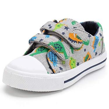 Imagem de KomForme Tênis Infantil Infantil Menino Menino Infantil Desenho Anzol Duplo e Tênis para Bebês, Multi, 9 Toddler