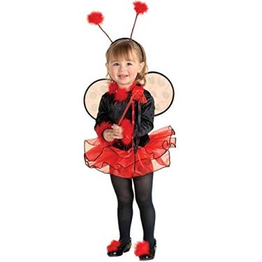 Imagem de Rubie's Lil Ladybug Fantasia infantil, Red and Black, Toddler