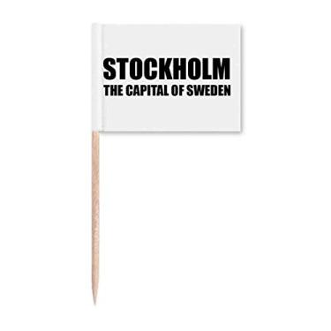 Imagem de Stockholm – Topo de bandeiras de palito de dente da Capital da Suécia