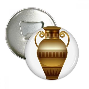 Imagem de Imã de geladeira com estampa abstrata decorativa do Egito Antigo Emblema multifuncional