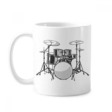 Imagem de Song Music Drum Kit Energy Illustrate Caneca Cerâmica Café Porcelana Utensílios de Mesa
