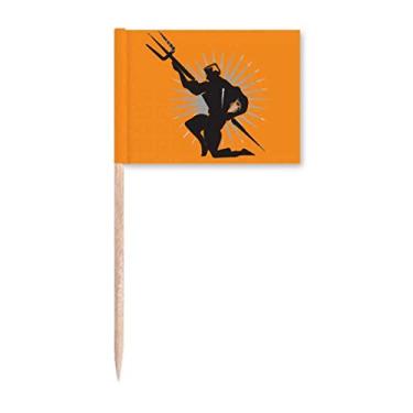 Imagem de Scepter Hunting Outline Arrogant Toothpick Flags Marker Topper Decoração de Festa