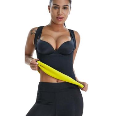 Imagem de Regata Feminina Cinta Modeladora Abdominal Térmica Ação Térmica C16 -