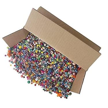 Imagem de Miçangas para bijuteria The Beadery Bonanza, 2,2 kg, multicoloridas