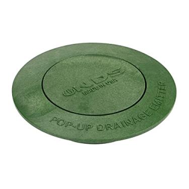 Imagem de NDS Emissor de drenagem pop-up 420C, serve para conexões de esgoto e drenagem de 7,5 cm e 10,5 cm, funciona com sistemas de drenagem, incluindo bacias de captura e drenos de canal, verde